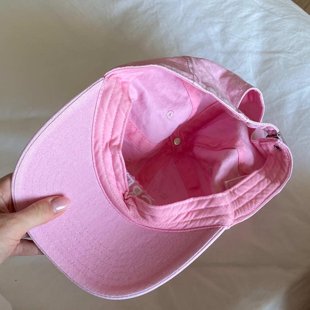 Pink 'Bride Crew' Baseball Cap - image 3